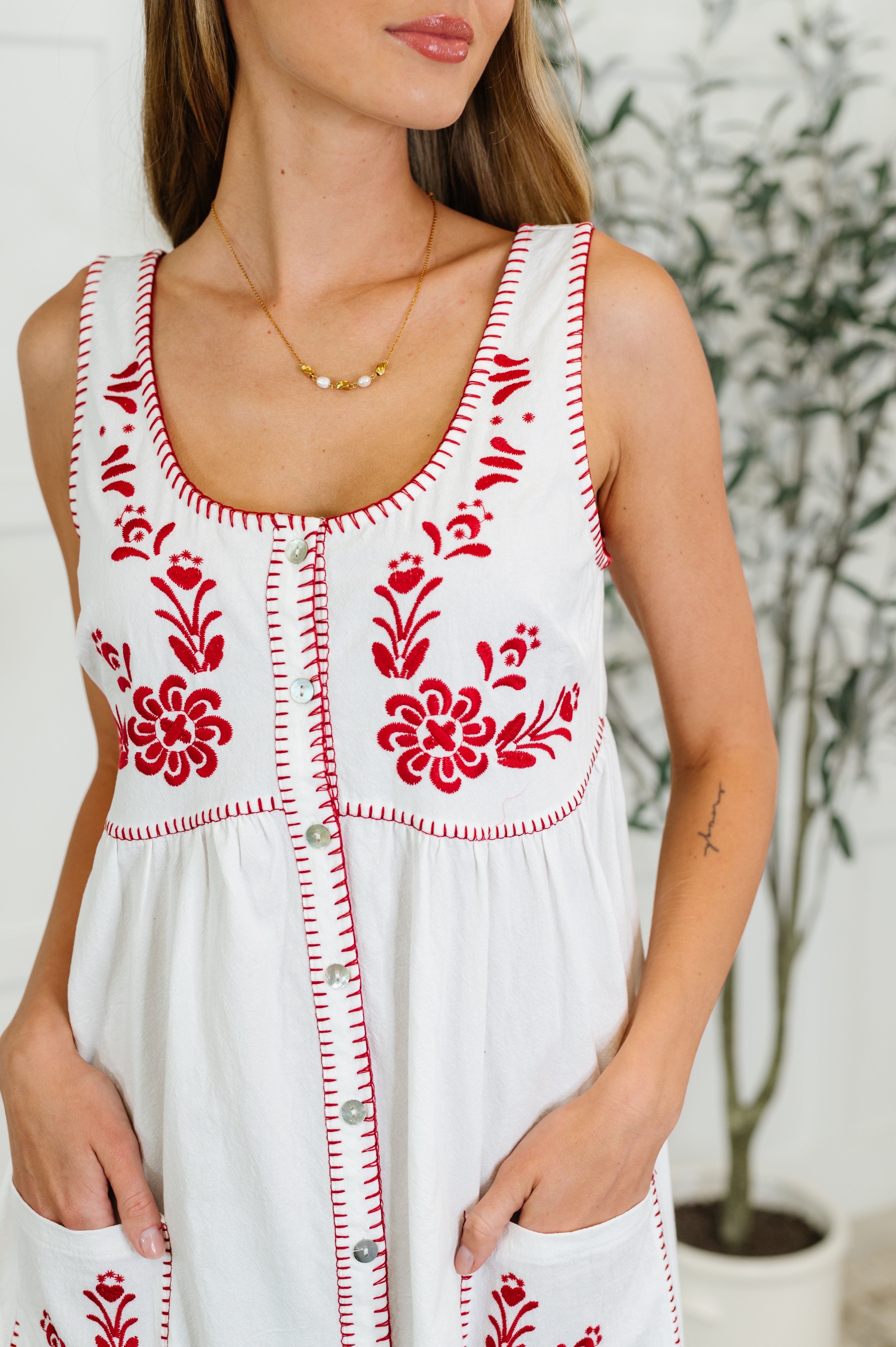 Whispering Petals Scoop Neck Dress - Charming Charlie