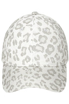 White C.C Leopard Pattern Baseball Cap features a fierce leopard pattern, offering a trendy and stylish addition to your wardrobe. This cap is perfect for any outdoor activity with its durable construction and comfortable fit. Add a touch of edginess to your outfit while staying protected from the sun.