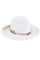 White C.C Multi Threaded Toggles Trim Panama Hat, whether you’re basking under the summer sun at the beach, lounging by the pool, or kicking back with friends at the lake, a great hat can keep you cool and comfortable even when the sun is high in the sky. Comfortable, and perfect for keeping the sun off of your face, neck, and shoulders, ideal for travelers who are on vacation or just spending some time in the great outdoors.