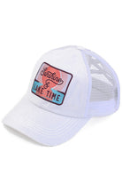 C.C SUNSHINE & LAKE TIME Patch Pony Cap - Charming Charlie