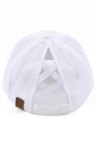 C.C WHEREVER I LAY MY HEAD IS HOME Patch Pony Cap - Charming Charlie