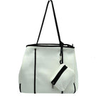 White Large Tote Bag Women Work Bag Purse Neoprene Zip. Add something special to your outfit! This fashionable bag will be your new favorite accessory. Ideal for parties, events, holidays, pair these tote bags with any ensemble for a polished look. Versatile enough for carrying through the week, ultra lightweight to carry around all day. Perfect Birthday Gift, Anniversary Gift, Mother's Day Gift, Graduation Gift, Valentine's Day Gift.