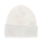 White Rhinestone Net Cuff C.C Beanie is a sophisticated accessory that blends timeless knit craftsmanship with contemporary elegance. Featuring a netted cuff adorned with delicate rhinestones, it provides a subtle shimmer that enhances any winter outfit. Designed with high-quality materials, this beanie offers exceptional warmth and durability while maintaining a lightweight feel. Perfect for those seeking both function and refined style in cold weather headwear. 