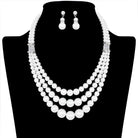 White Trendy Pearl Necklace, get ready with this pearl necklace to receive the best compliments on any special occasion. Put on a pop of color to complete your ensemble and make you stand out on special occasions. Awesome gift for birthdays, anniversaries, Valentine‚Äö√Ñ√¥s Day, or any special occasion.