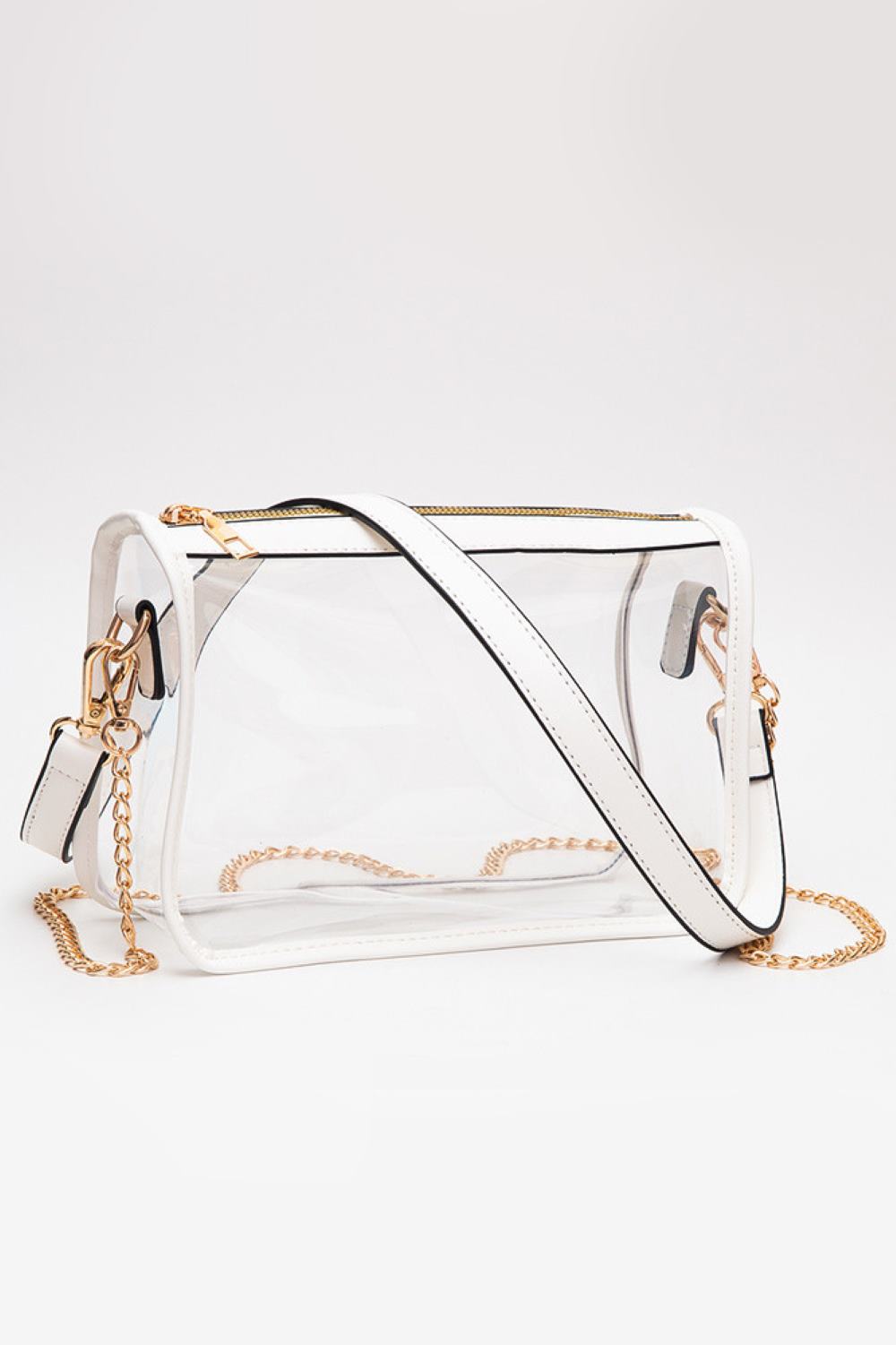 Clear Rectangle Stadium Concert Crossbody Bag - Charming Charlie