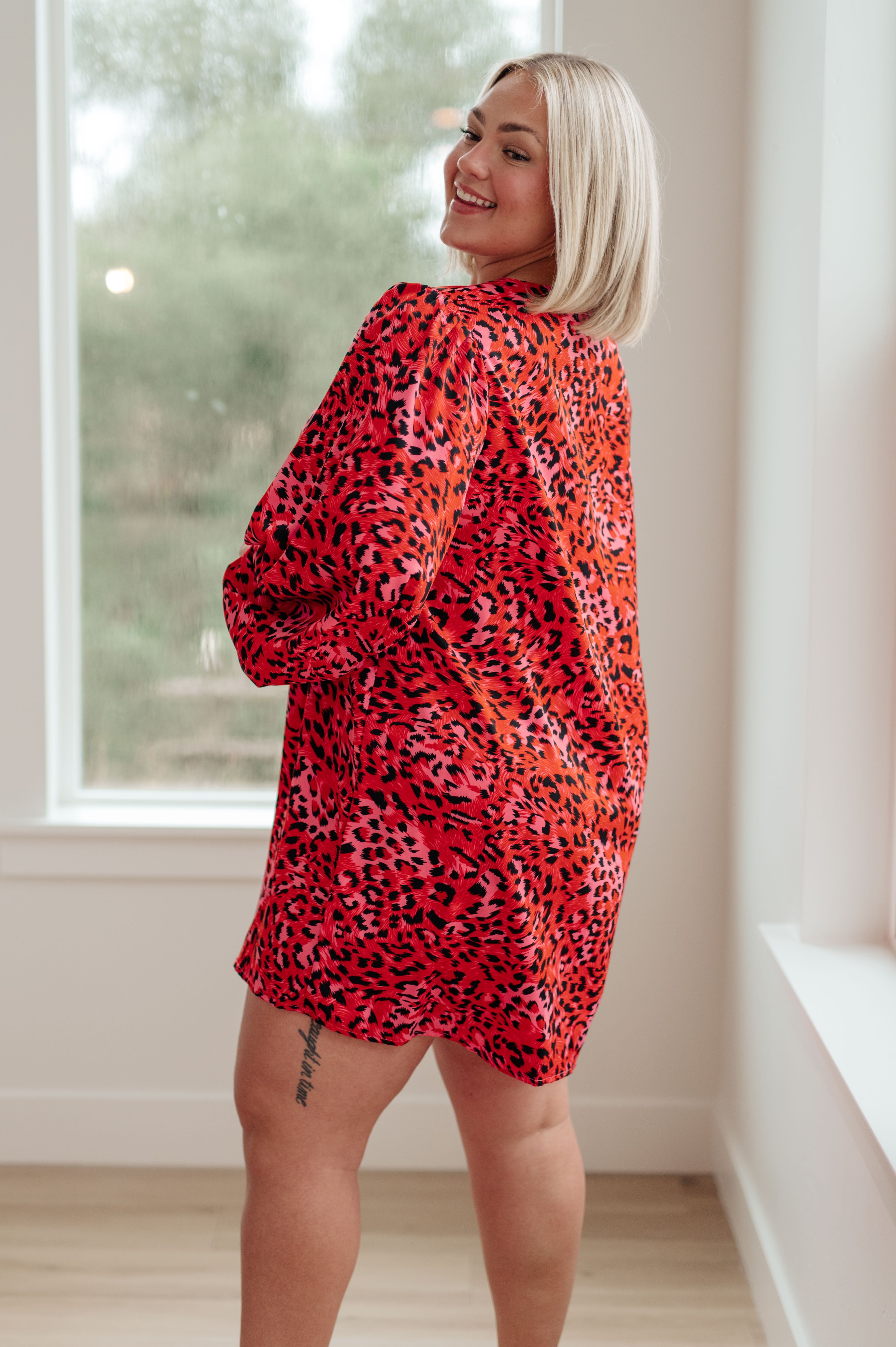 Wild About Life Animal Print Dress - Charming Charlie