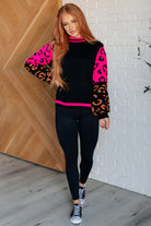Wild About You Animal Print Sweater - Charming Charlie