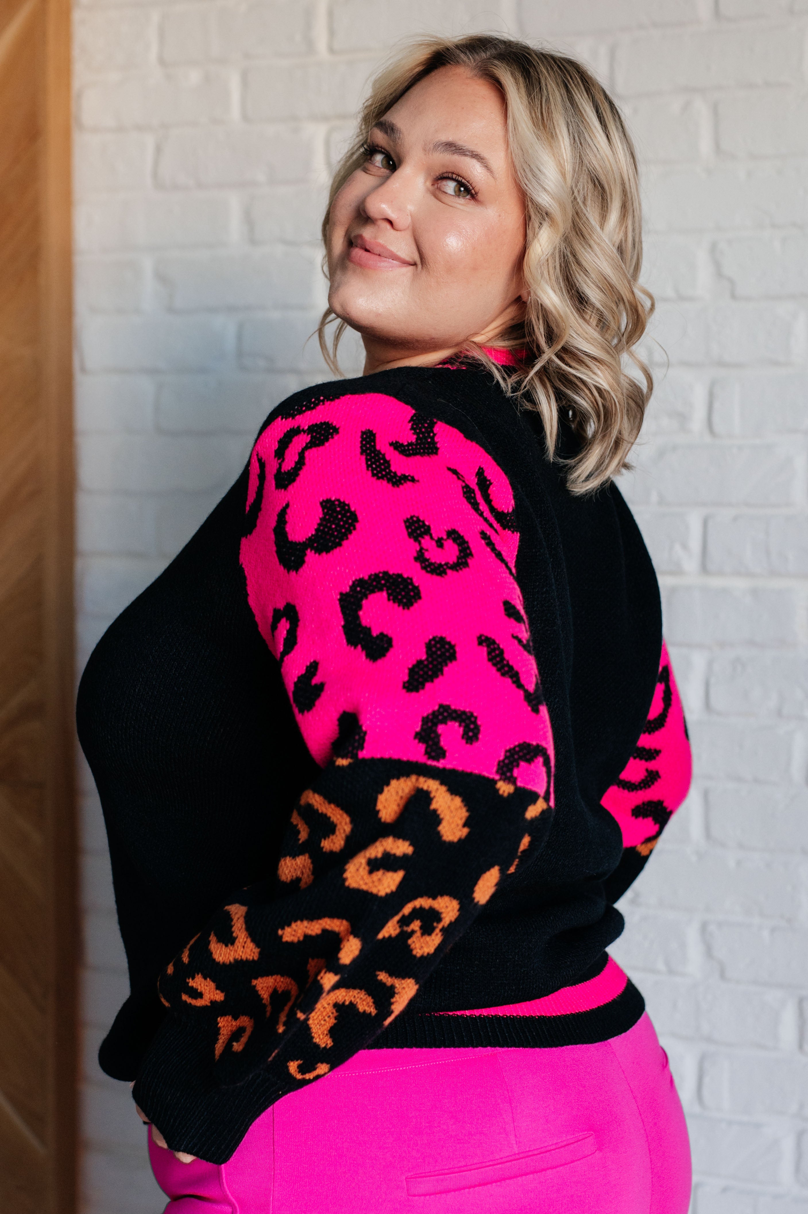 Wild About You Animal Print Sweater - Charming Charlie