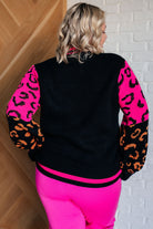 Wild About You Animal Print Sweater - Charming Charlie