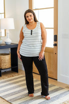 Wind In My Sails Striped Tank - Charming Charlie