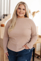 Winding Down Cable Detail Top - Charming Charlie