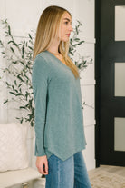 Wind off the Sea V-Neck Relaxed Top - Charming Charlie