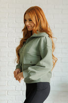 Winter is Coming Fleece Collared Pullover - Charming Charlie