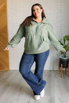 Winter is Coming Fleece Collared Pullover - Charming Charlie