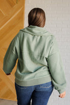 Winter is Coming Fleece Collared Pullover - Charming Charlie