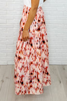 Words Fail Me Watercolor Print Maxi Skirt - Charming Charlie