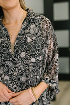 Work All Day Floral Top - Charming Charlie