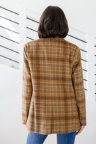 World Class Plaid Blazer - Charming Charlie