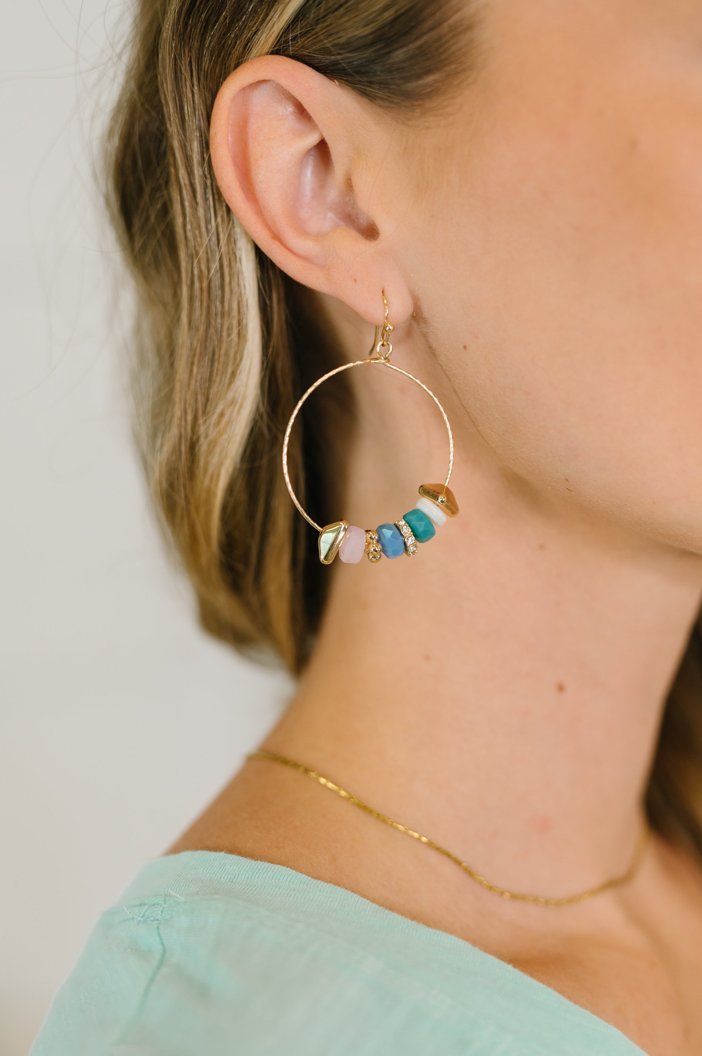 Wouldn't Put It Pastel Her Hoop Earrings - Charming Charlie