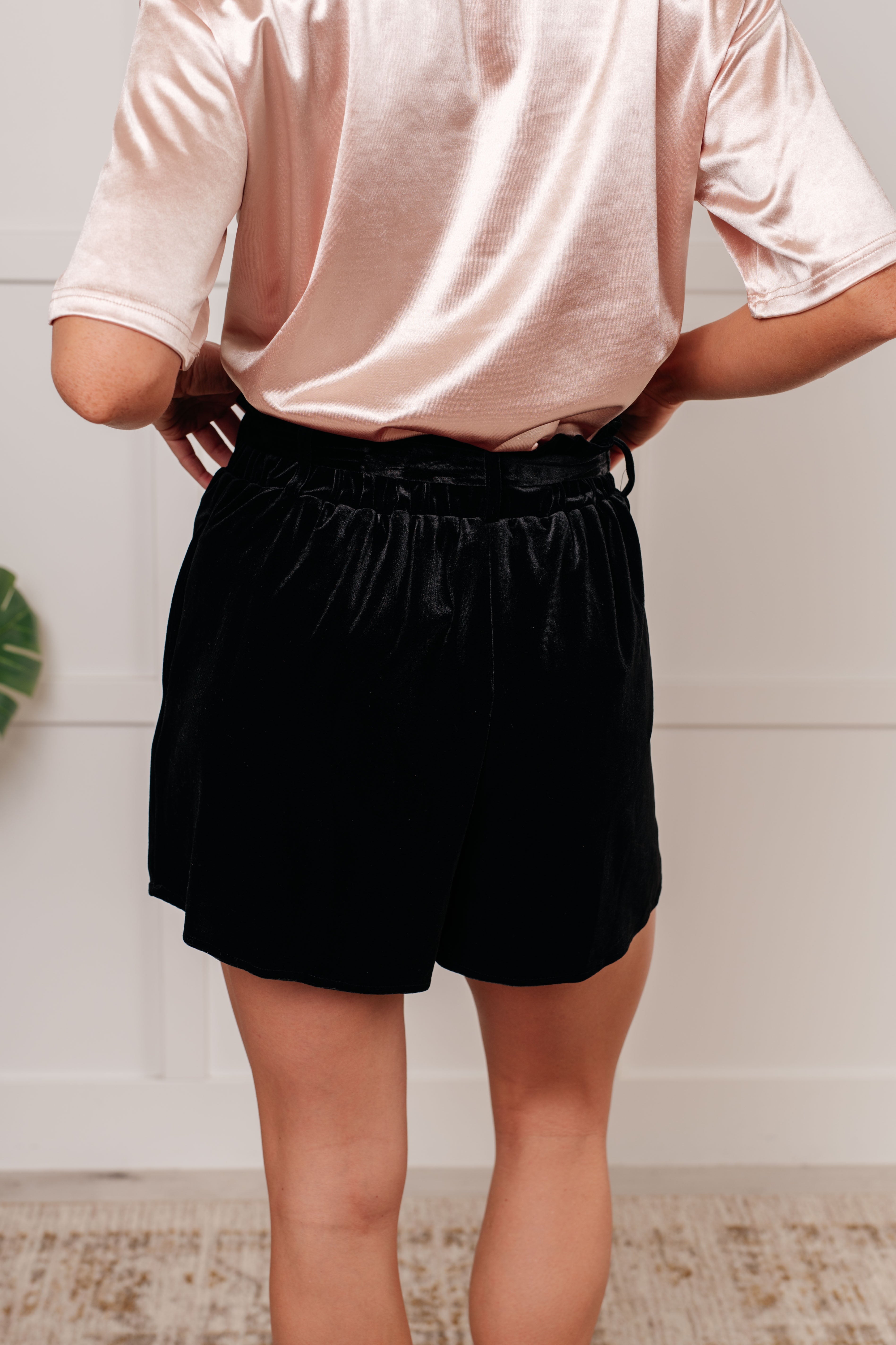 Wrapped in Velvet Shorts - Charming Charlie