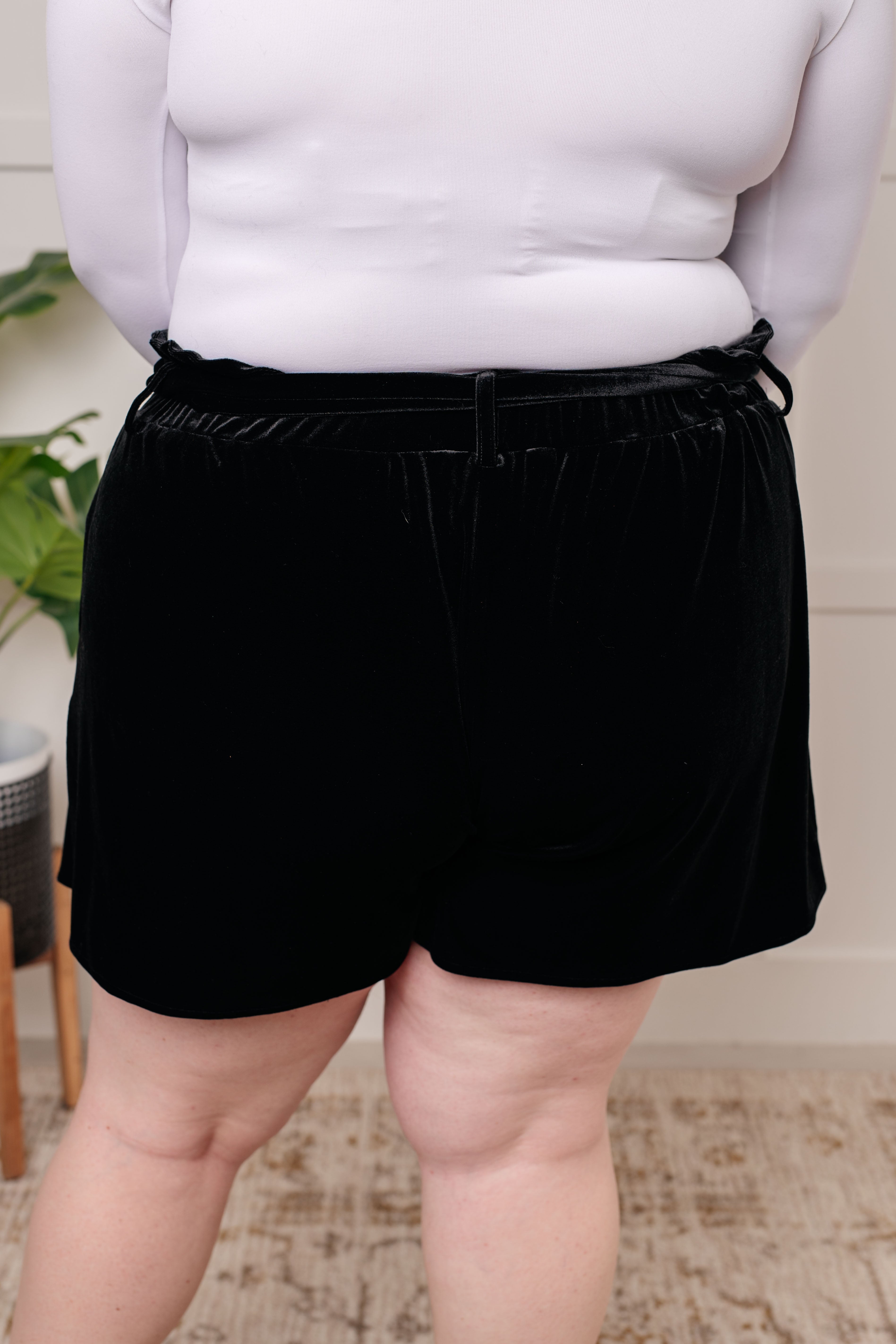 Wrapped in Velvet Shorts - Charming Charlie