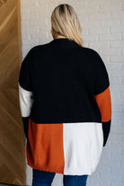 Writer's Block Color Block Open Front Cardigan - Charming Charlie