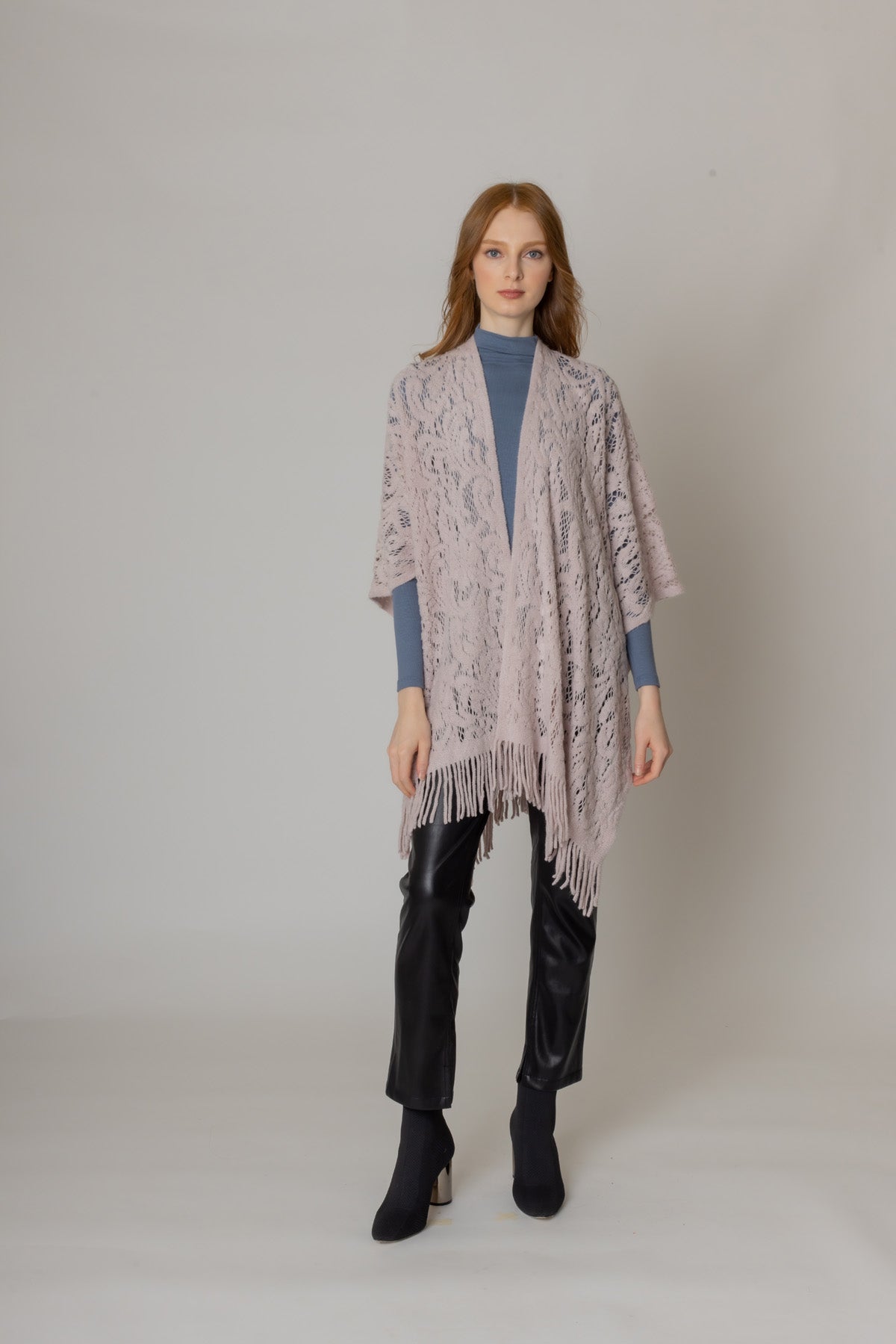 Floral Crochet Ruana - Charming Charlie