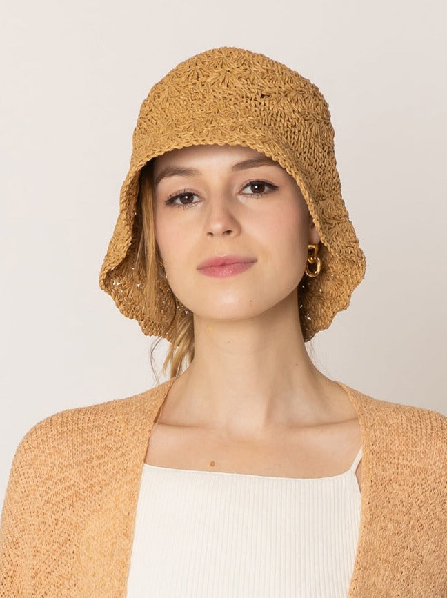 Straw Bucket Hat - Charming Charlie