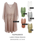 Lurex String Poncho - Charming Charlie
