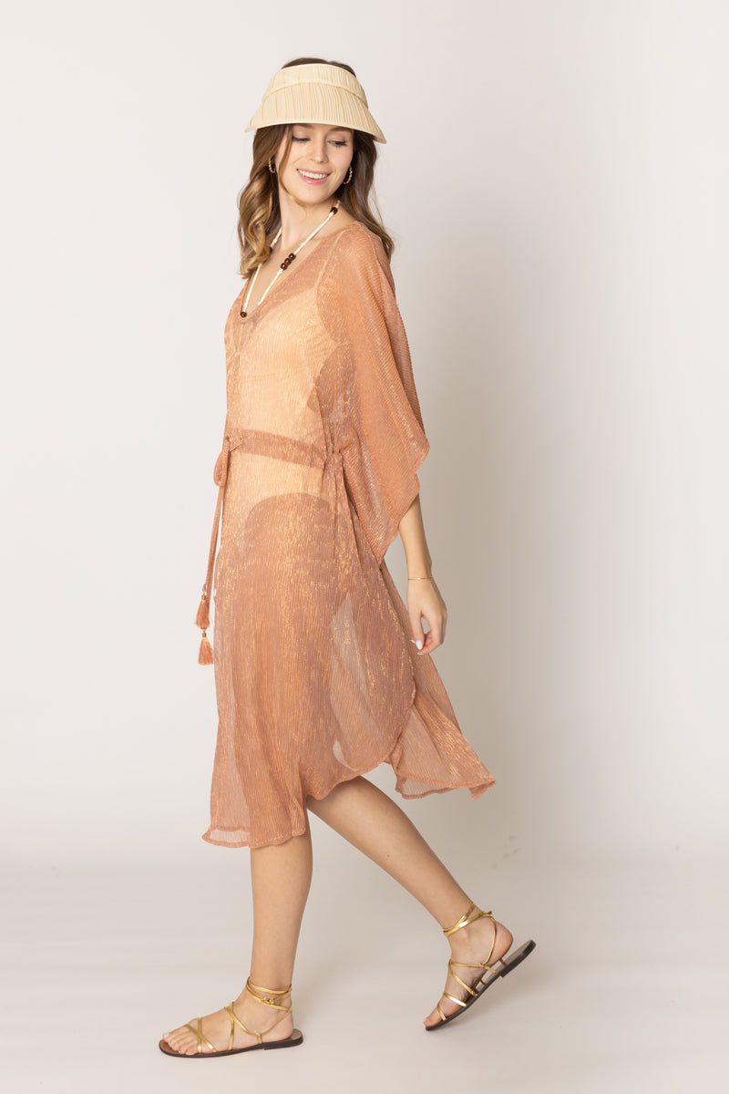Lurex String Poncho - Charming Charlie