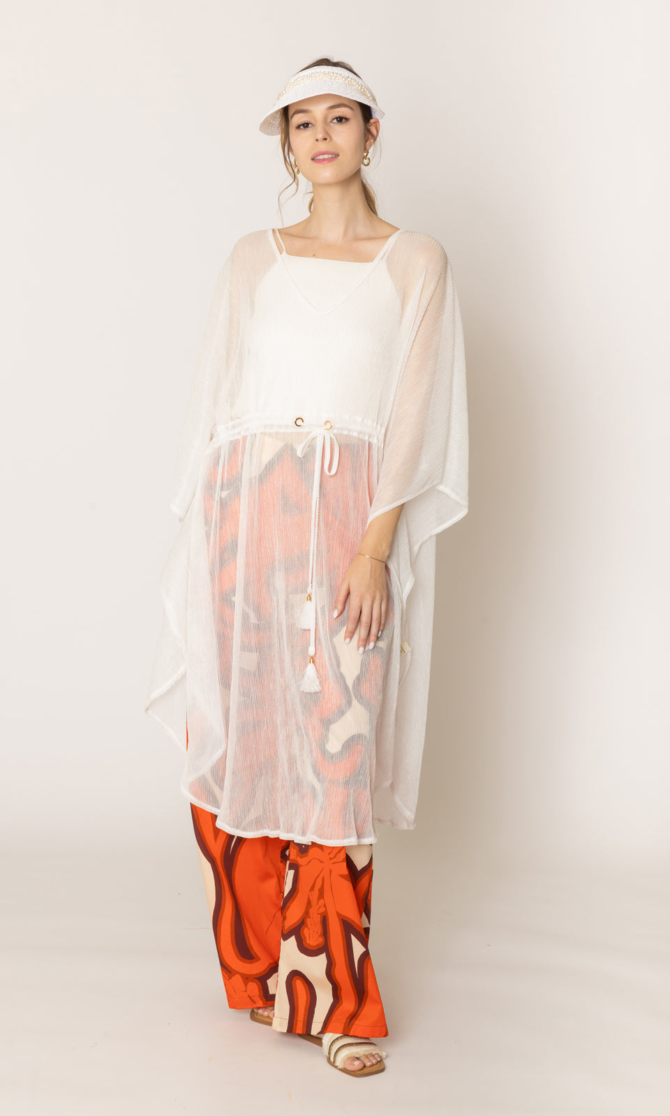 Lurex String Poncho - Charming Charlie