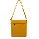 Yellow Trendy Womens Soft Leather Crossbody Purse Shoulder Bag. Convertible bags great for different activities including quick getaways, long weekends, picnics, beach or even to go to the gym! Works with any outfit and will always get compliment from others. Roomy enough to carry all of your essentials, shoulder strap provides comfortable, hassle-free carrying, suitable for different ages, ideal for everyday use. 