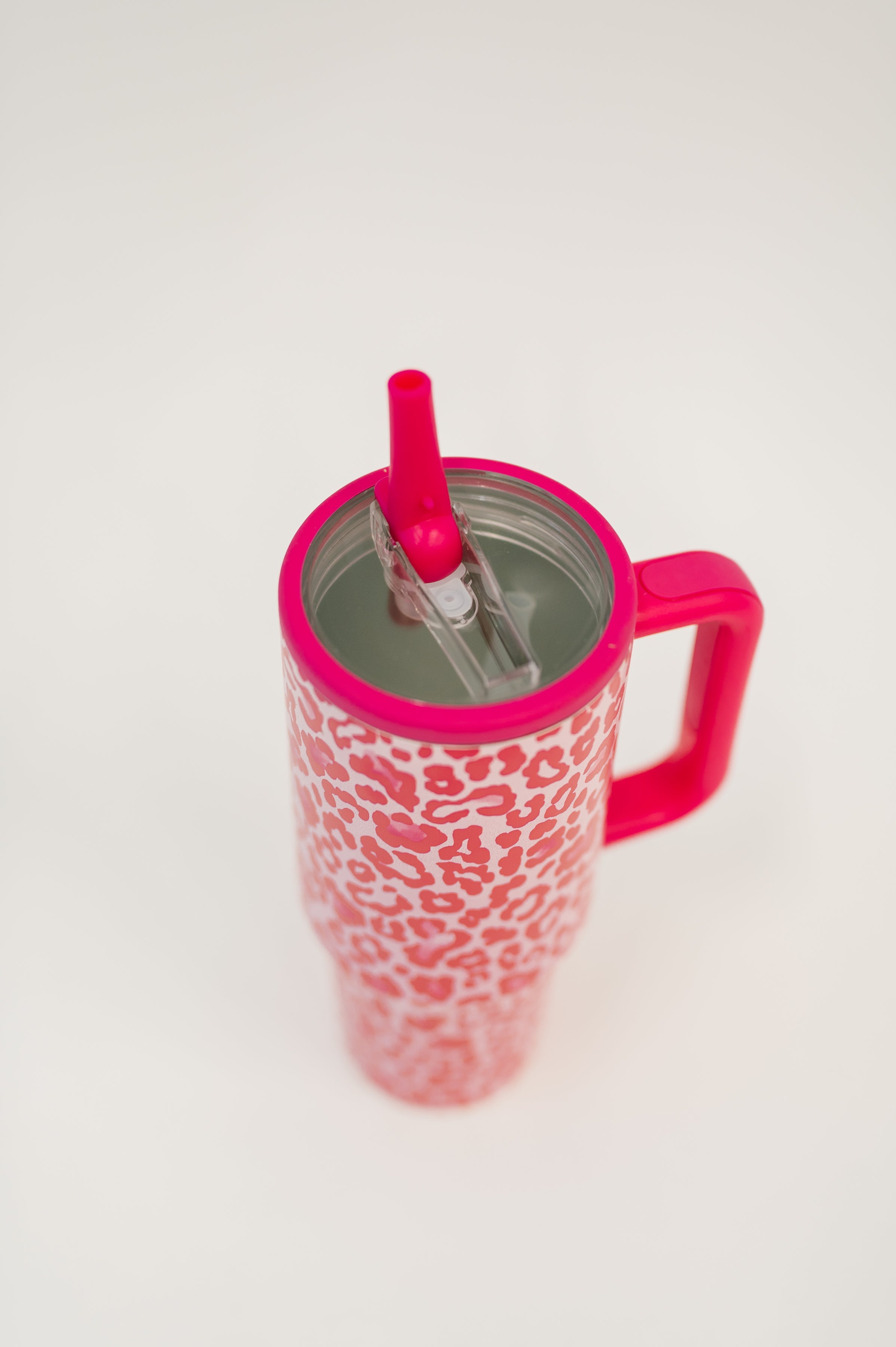 Yes, Girl, Yes Leopard Print Tumbler in Hot Pink - Charming Charlie