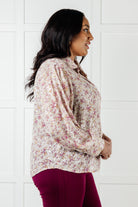 You and I Connect Floral Button Up Blouse - Charming Charlie