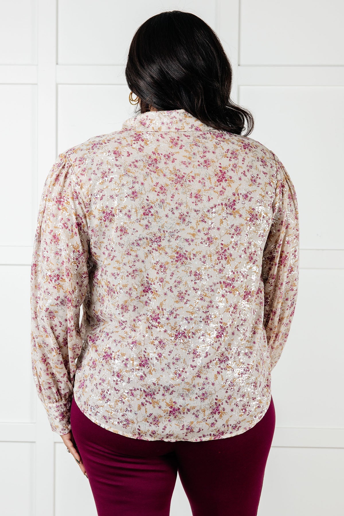 You and I Connect Floral Button Up Blouse - Charming Charlie