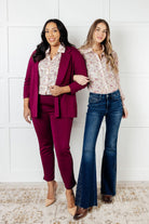 You and I Connect Floral Button Up Blouse - Charming Charlie