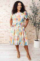 Young, Wild & Free Round Neck Dress - Charming Charlie