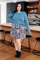 In the Right Direction Cable Knit Sweater - Charming Charlie