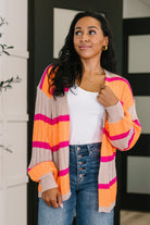 Your Opinion Matters Striped Cardigan - Charming Charlie