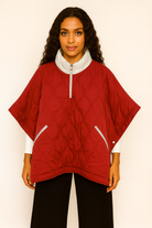 Quilted Puffer Poncho - Charming Charlie