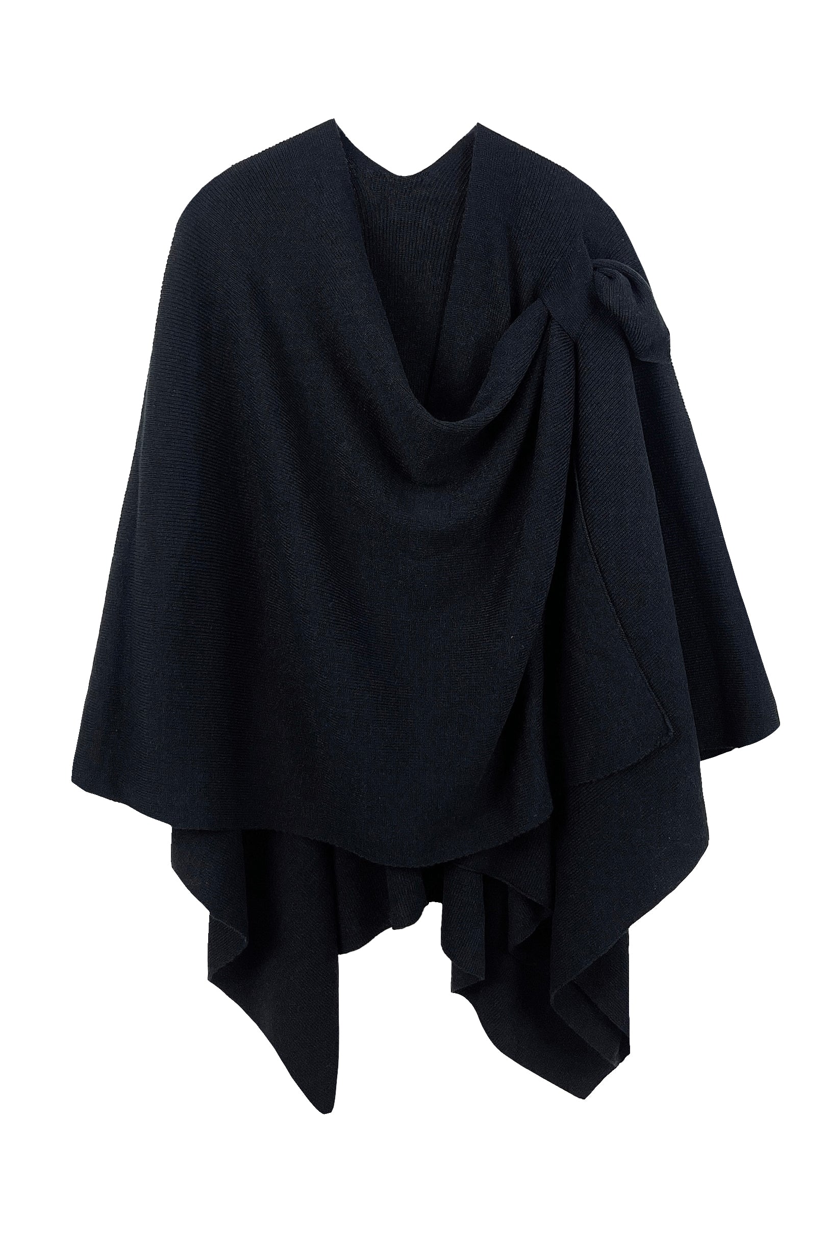 Solid Ruana With Shoulder Strap - Charming Charlie
