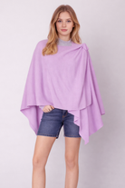 Solid Ruana With Shoulder Strap - Charming Charlie