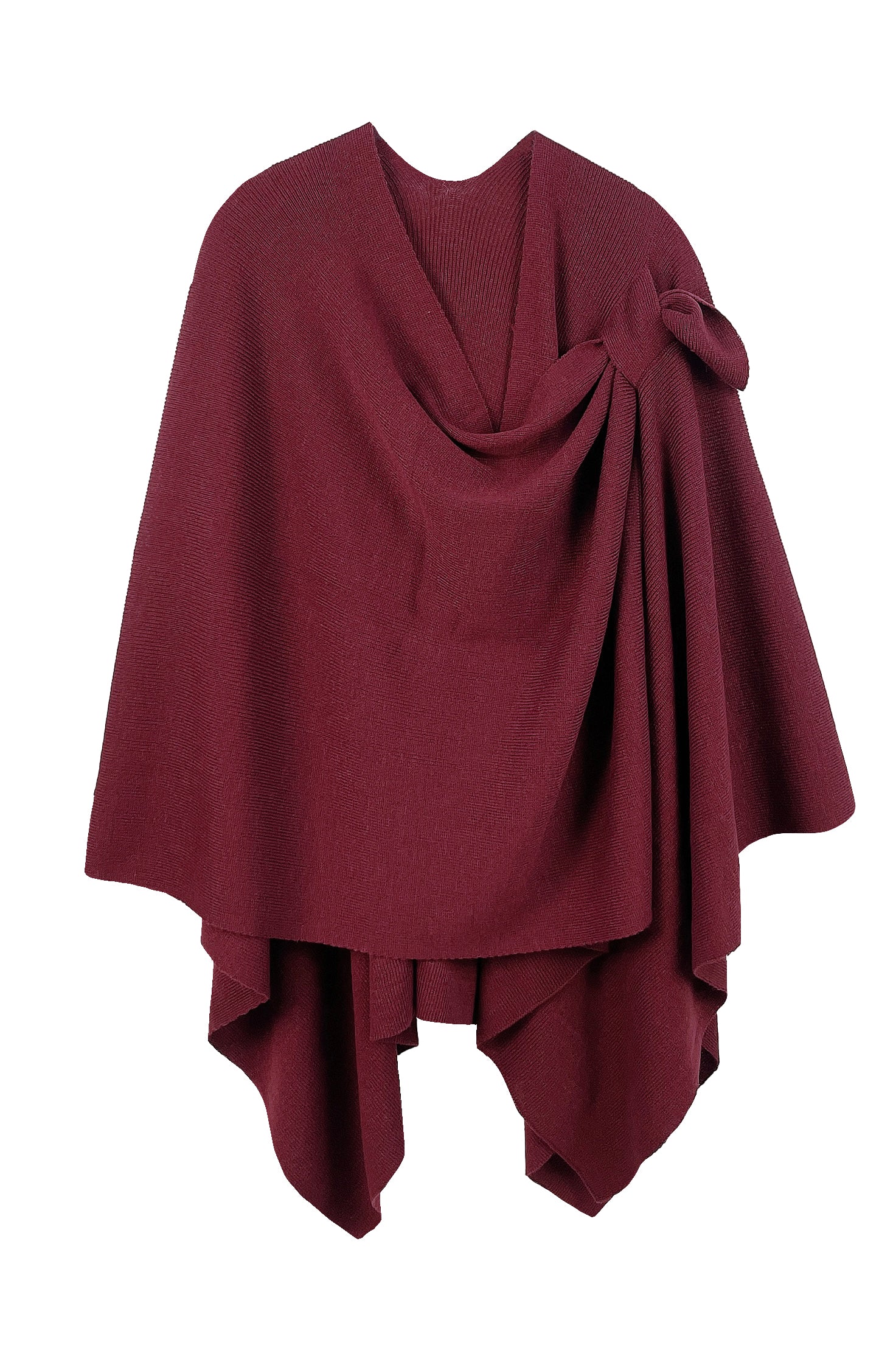 Solid Ruana With Shoulder Strap - Charming Charlie