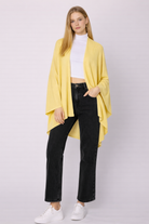 Solid Ruana With Shoulder Strap - Charming Charlie