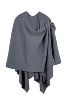 Solid Ruana With Shoulder Strap - Charming Charlie
