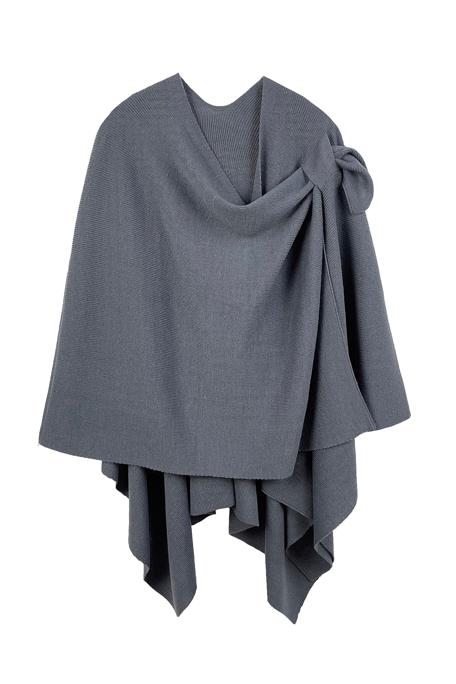Solid Ruana With Shoulder Strap - Charming Charlie