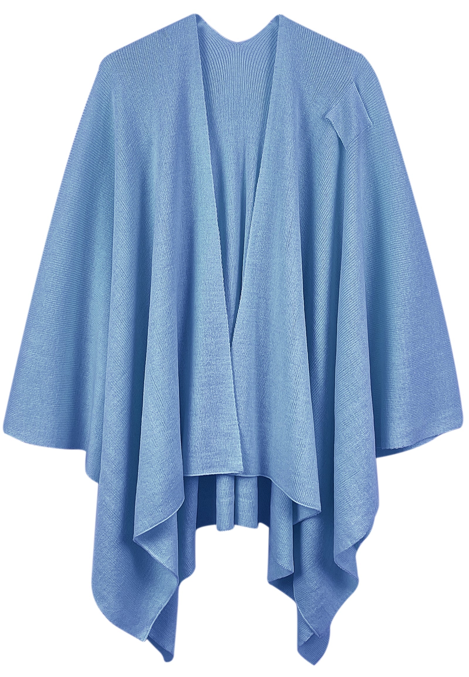Solid Ruana With Shoulder Strap - Charming Charlie