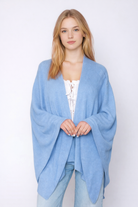Solid Ruana With Shoulder Strap - Charming Charlie
