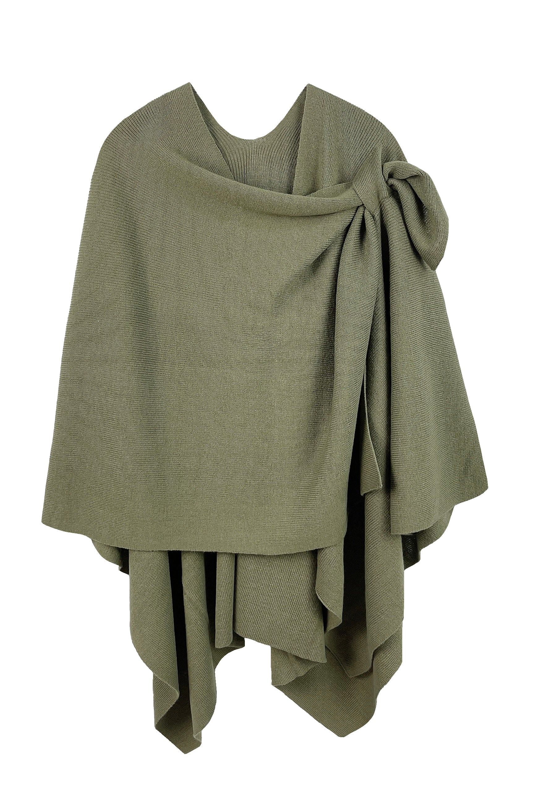 Solid Ruana With Shoulder Strap - Charming Charlie