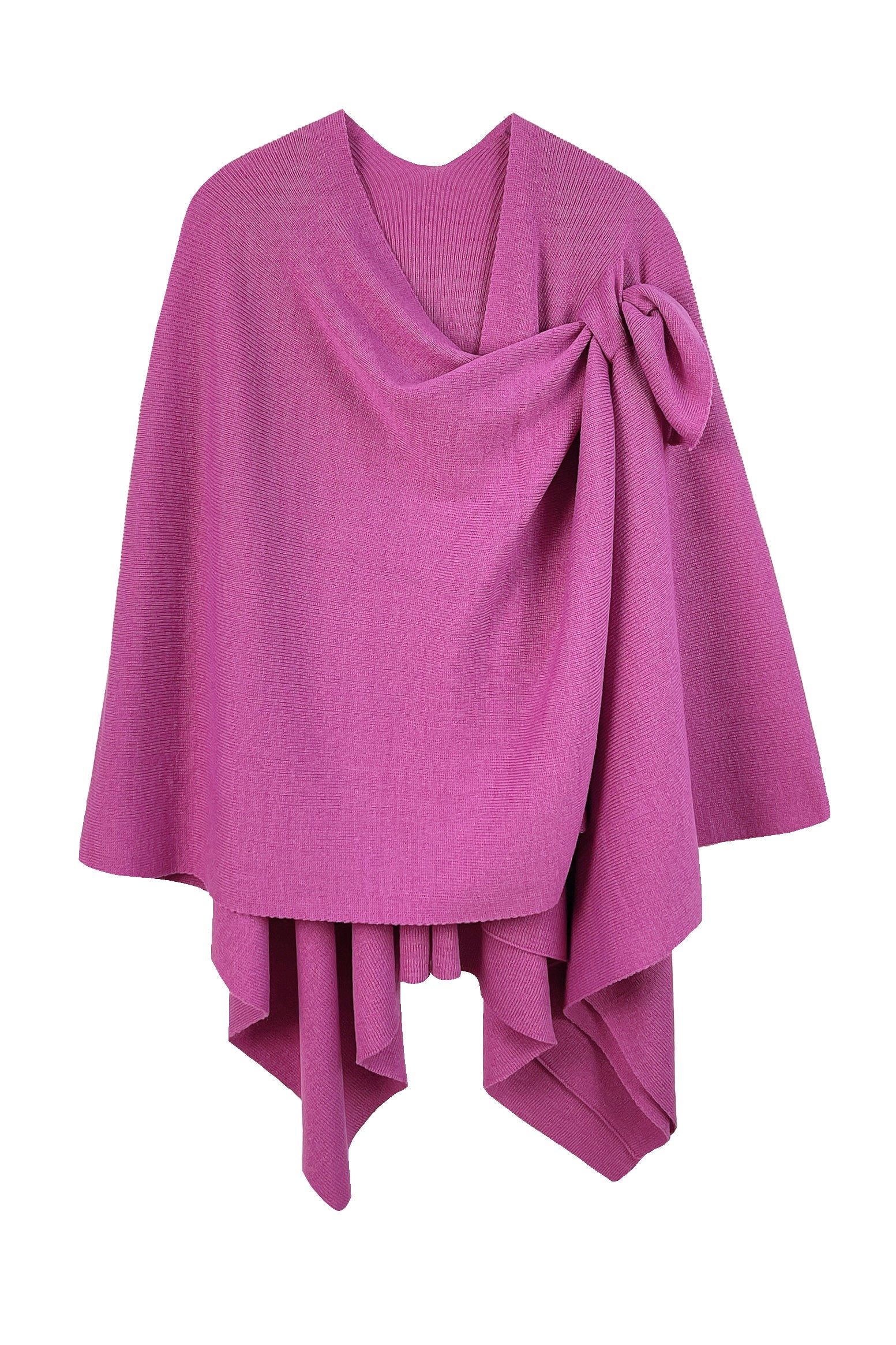 Solid Ruana With Shoulder Strap - Charming Charlie